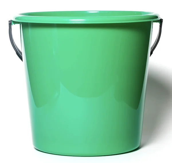 A green bucket