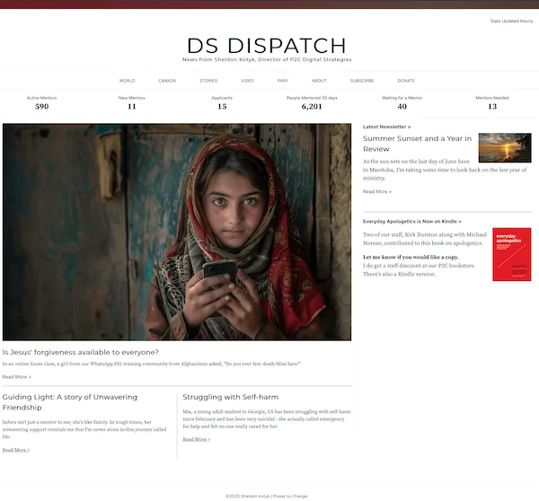 What DS Dispatch.com used to look like